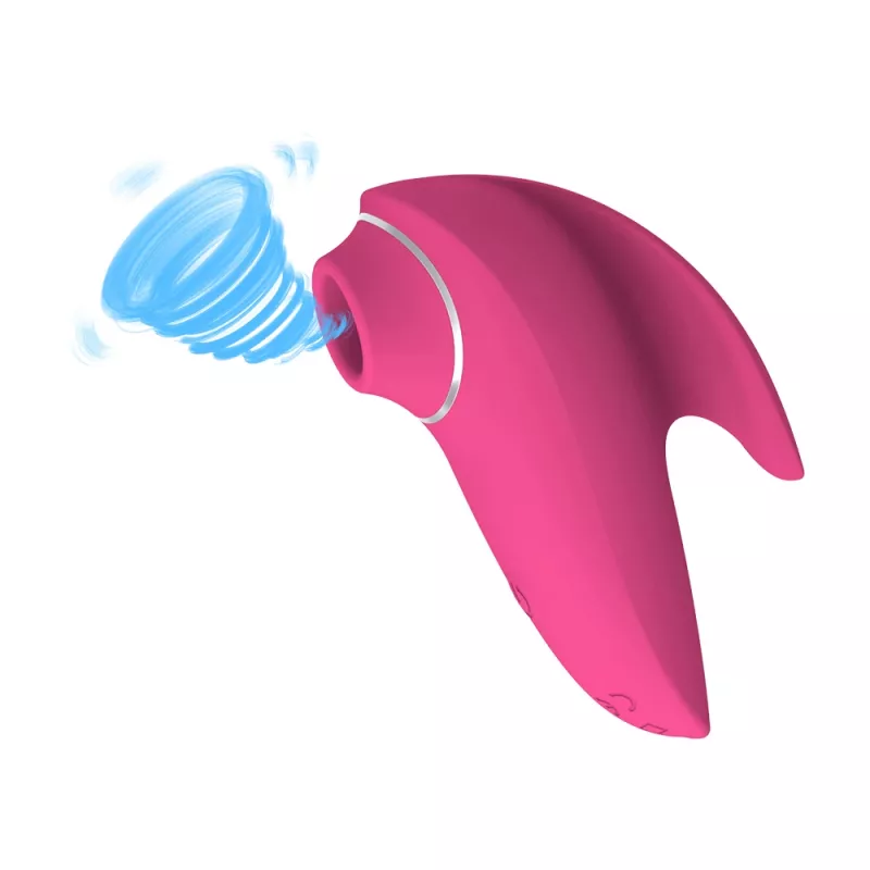 Massageador de clítoris Erolab Dolphin VVS01r rosa — estimulador pessoal compacto, recarregável por USB