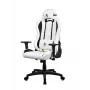 Cadeira gaming Arozzi Torretta SoftPU — branca, revestimento Soft-PU, braços ajustáveis, encosto reclinável