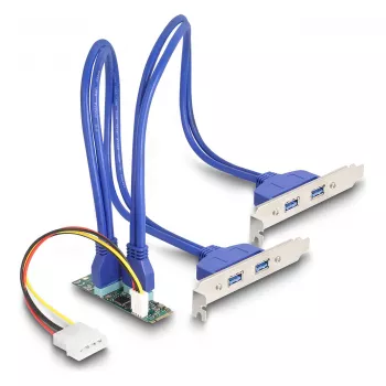 Adaptador USB 3.2 Gen 1 interno DeLOCK 61066 M.2 conector macho preto
