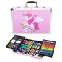 Conjunto de pintura Extralink para crianças artes e trabalhos manuais 145 peças caixa grande unicórnio