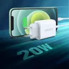 Fonte de alimentação Ugreen USB Power Delivery 3.0 Quick Charge 4.0+ 20W 3A (branco)