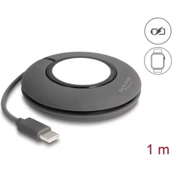 Estação de carregamento DeLOCK 83019 acessório para smart wearable cinzento branco silicone