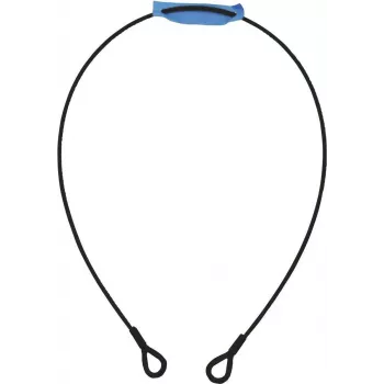 Cabo de aço EUROLITE 5801049C 1000 x 4 mm preto com olhal