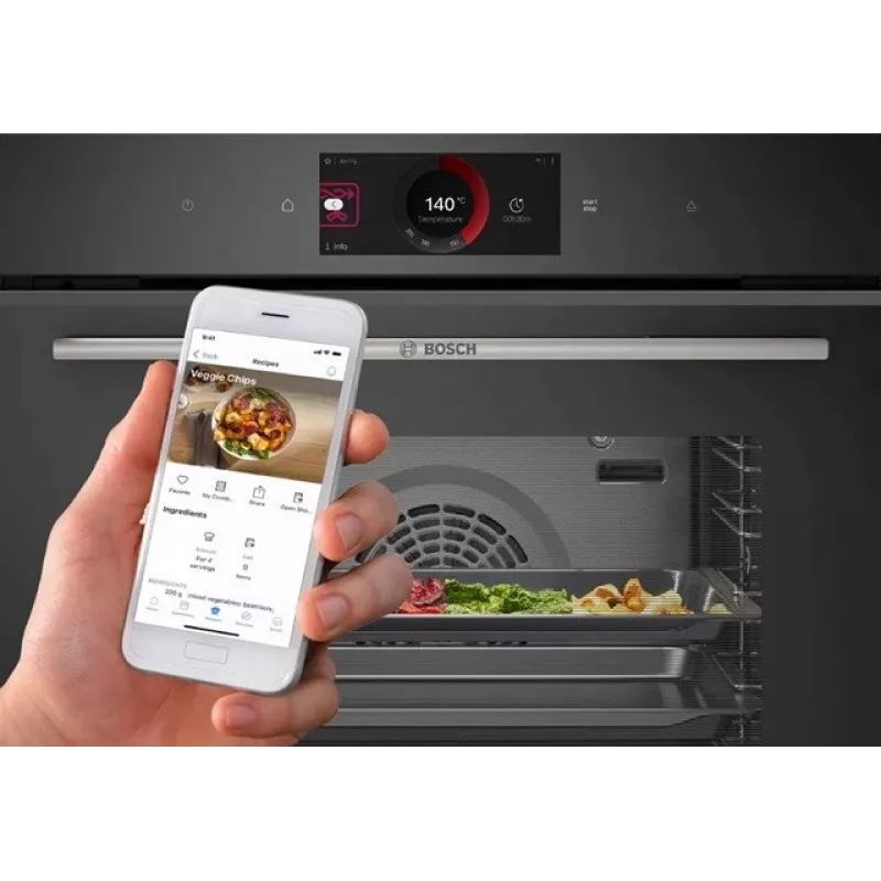 Forno Bosch Serie 8 HBG7722B1 71 L 3600 W preto