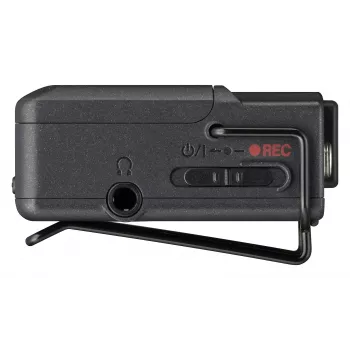 Gravador digital portátil Tascam DR-10L Pro com microfone lavalier, 24 bits/96 kHz, MicroSDXC, USB-C