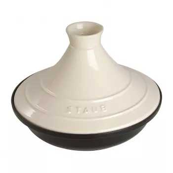 Tajine Staub louça - 28 cm, bege-preto