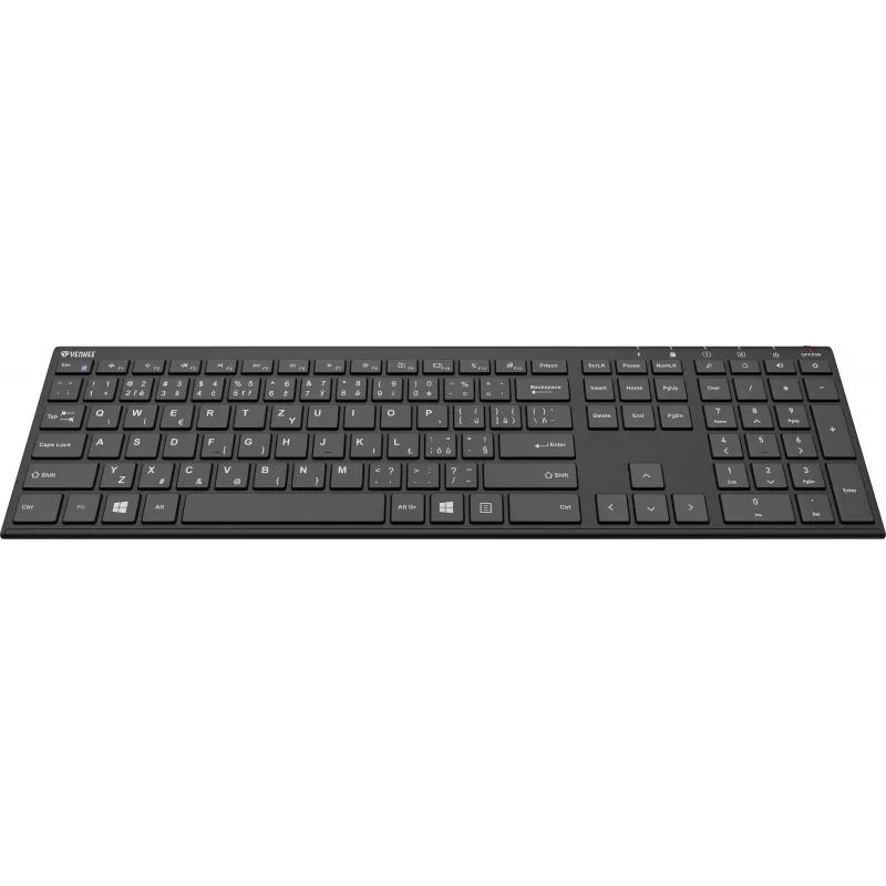 Teclado sem fios YENKEE YKB 2000 CSBK – design fino e compacto, ligação sem fios