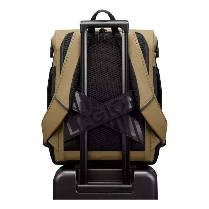 Mochila para portátil Lenovo GX41U39298 para portáteis de 40,6 cm (16 polegadas), nylon/poliéster, 25 L, preto/amarelo