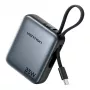 Vention FHEH0 power bank 10000 mAh 35 W com cabo USB-C, cinzento