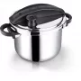 Panela de pressão Lamart LTDSD6 6 l Preta Aço inoxidável