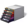 Durable VARICOLOR 5 Gaveteiro, 5 gavetas, multicolor