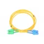 Cabo de patch Extralink SC/UPC - SC/APC, monomodo duplex, fibra ótica G.652D, PVC 3 mm, 5 m