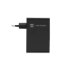 Carregador NATEC NUC-2234 para dispositivos móveis portátil, smartphone preto CA carregamento rápido interior