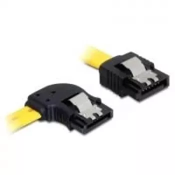 Cabo SATA macho/macho DeLOCK 0,7 m amarelo 82826