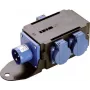 Distribuidor de energia AS Schwabe MIXO WESER 230V – entrada 1x CEE 3p 230V 16A, saída 3x Schuko 230V 16A