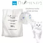 Areia para gatos DIAMENTIQ Neutral granulados de silicone aglomerantes 30 L — sem perfume, 1–6 mm