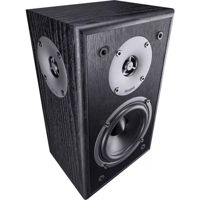 Coluna de estante Magnat Monitor S10 D preto, 2 vias, 100W (RMS 60W), 42–32000 Hz, 8 Ω, caixa MDF (par)