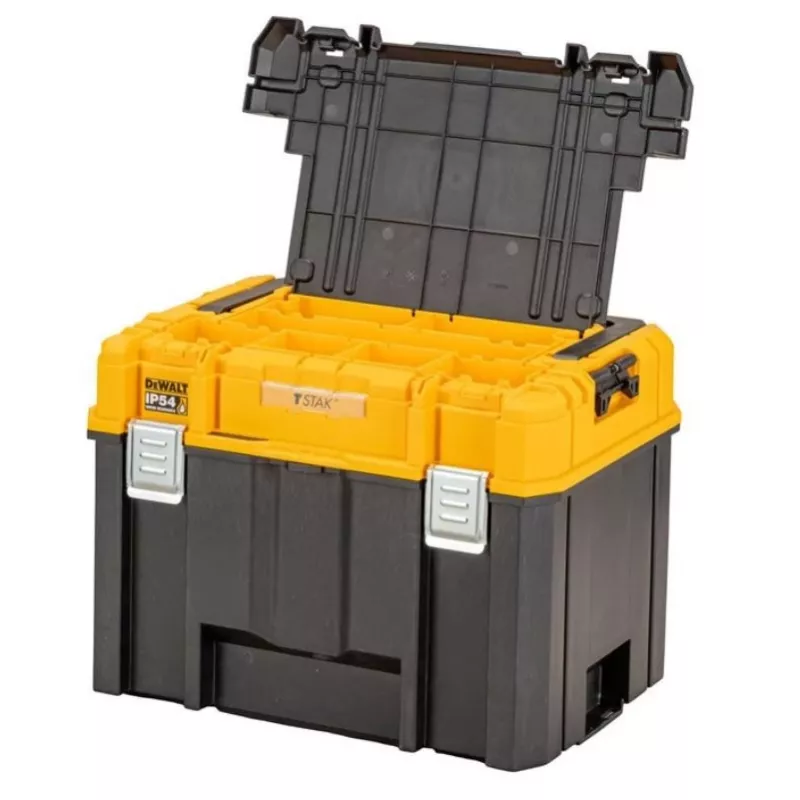 Mala funda DeWalt DWST83343-1 TSTAK 2.0, policarbonato, preto/amarelo, 440x333x323 mm