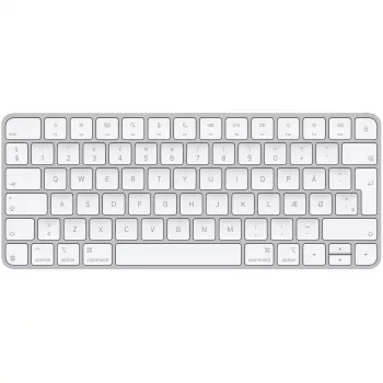 Teclado Apple Magic Universal USB + Bluetooth QZERTY Dinamarquês Branco