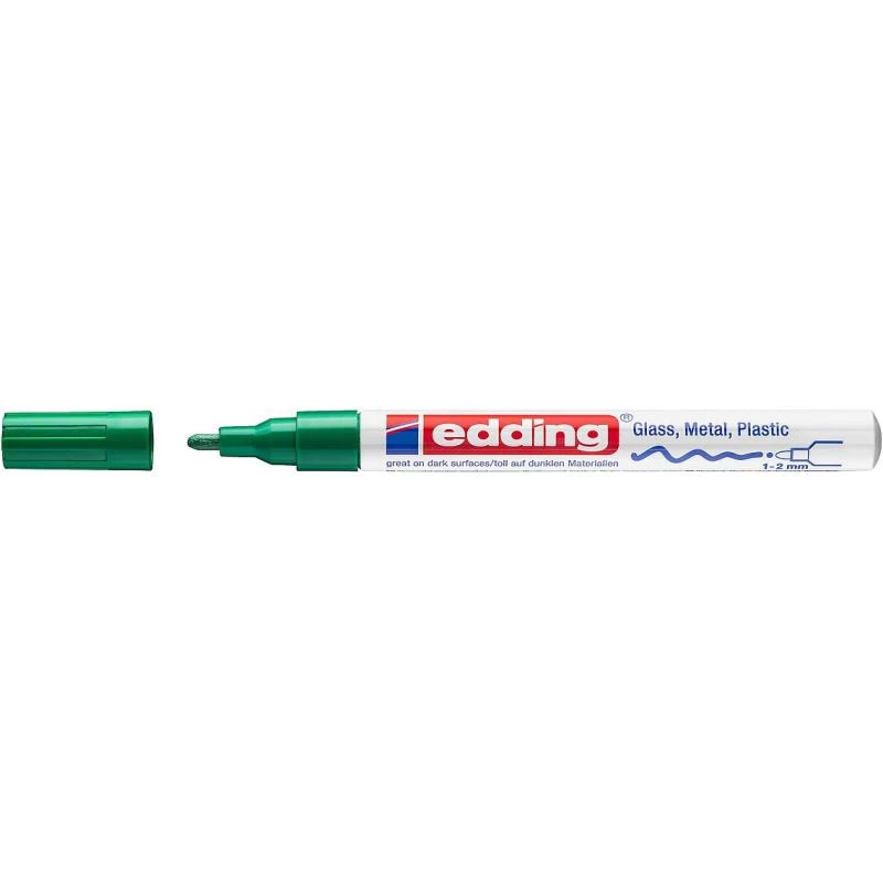 Marcador Edding 751 verde