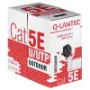 Alantec KIU5OUTS305Q Cabo de rede Preto 305 m Cat5e U/UTP (UTP) (KIU5OUTS305Q)