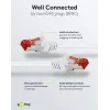 Wentronic Goobay Cabo de rede CAT 6, S/FTP (PiMF), branco, 3 m – LSZH sem halogéneos, cobre (93507)