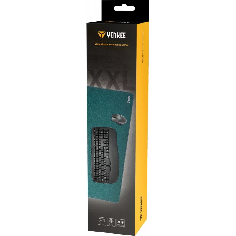 Tapete para rato e teclado YENKEE YPM 9040GN Office XXL