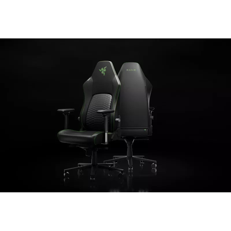 Cadeira gaming ergonómica Razer with Breathable Comfort | Iskur V2 NewGen | preto/verde