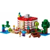 LEGO Minecraft conjunto 21275 casa na selva TNT brinquedo de construção, 287 peças, 2 minifiguras, a partir de 8 anos