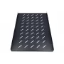 Base para rack Extralink 1U 750 mm preto para armários de 1000 mm de profundidade