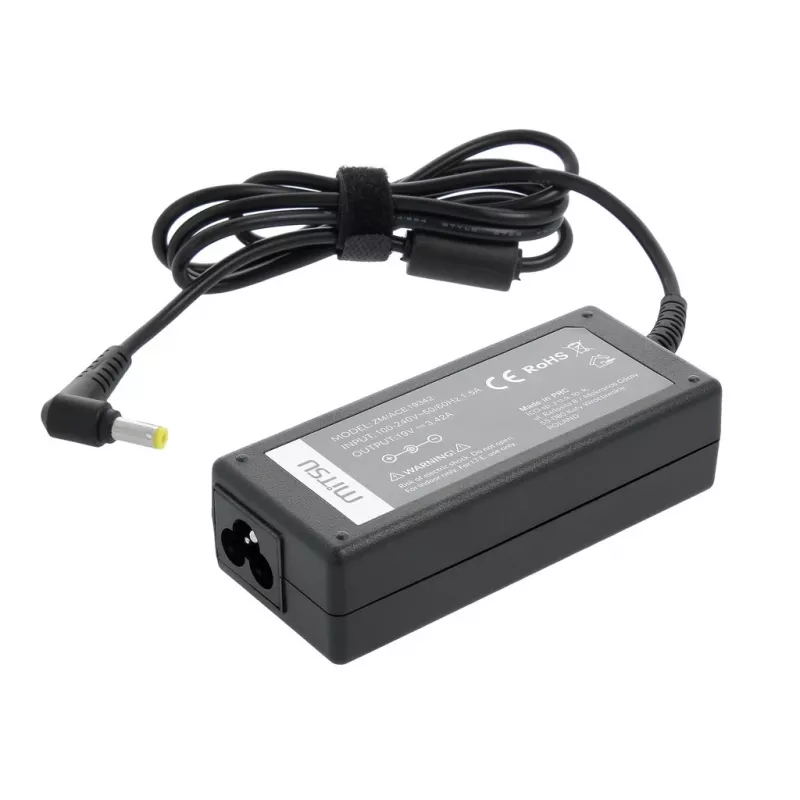 Fonte de alimentação MITSU para Acer 5ZM004 – adaptador AC 19V 3,42A compatível com portáteis Acer