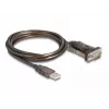 Adaptador USB 2.0 Type-A para série RS-232 D-Sub 9 pinos macho DeLOCK 62646