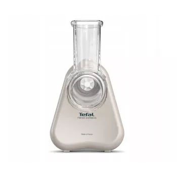 Cortador de legumes elétrico Tefal Fresh Express DN853BE0 — 150 W, 3 discos intercambiáveis, 1 velocidade, creme
