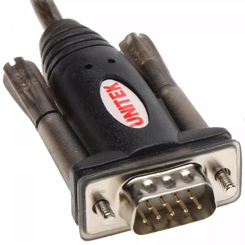 Cabo série UNITEK Y-105A preto 1,5 m USB Type-A DB-9
