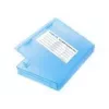 Caixa para HDD LogiLink para discos externos de 2.5, caixa de proteção azul, resistente a gotas e água, com fecho (UA0131)