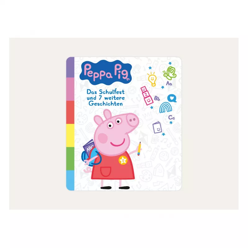 Peppa Pig - A festa da escola e mais 7 histórias, figura de áudio