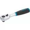 Catraca reversível de dentes finos HiPer 863HP, 1/4 (preto/azul, ângulo de rotação 4°, retenção por esfera)