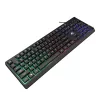 Teclado US Baracuda Starfish preto Modelo STARFISH — formato compacto, layout US