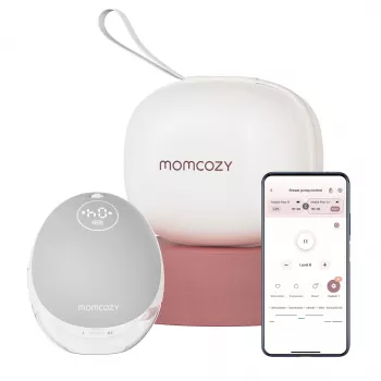 Bomba tira-leite Momcozy M9 single cinzento