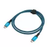 Cabo USB-C LANBERG CA-CMCM-45CU-0010-BK 1 m, 240 W de potência, vídeo 8K@60Hz