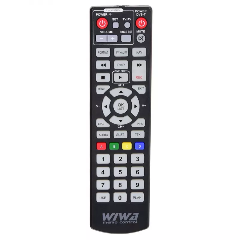 Sintonizador de TV WIWA H.265 LITE — sintonizador DVB-T/DVB-T2 com suporte H.265, Full HD, HDMI, USB, SCART
