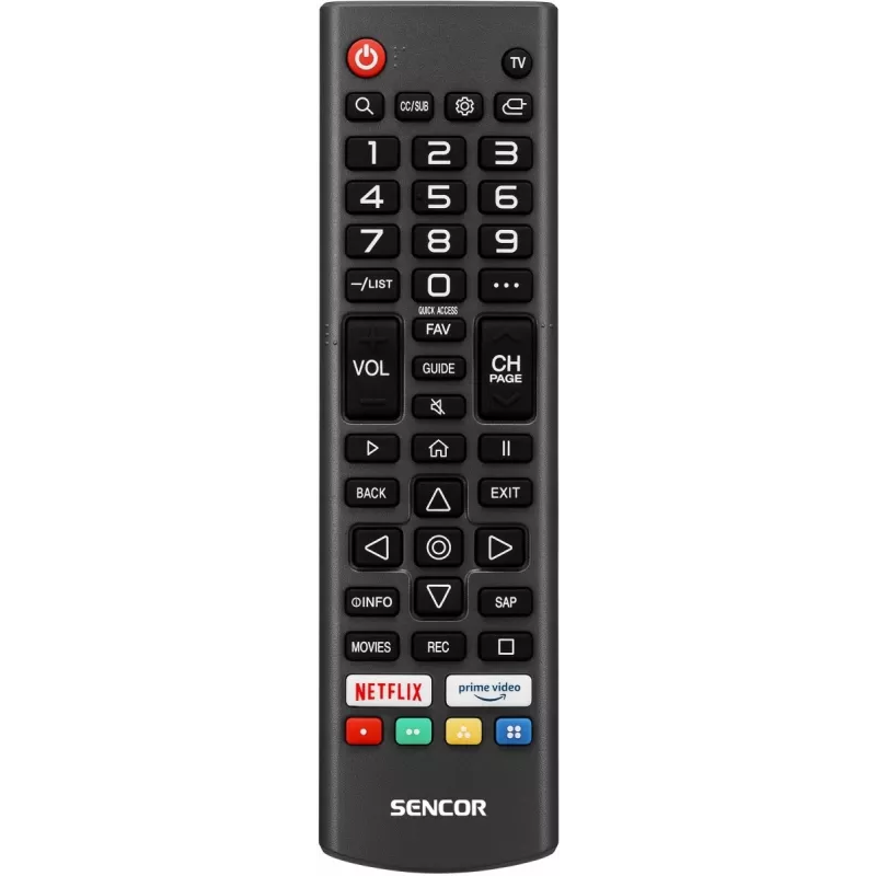 LED SMART TV SENCOR SLE 32S803B 32 polegadas webOS HD 1366×768, HDR10, Wi‑Fi, Bluetooth, DVB‑T/T2/C/S/S2, 3×HDMI, 2×USB