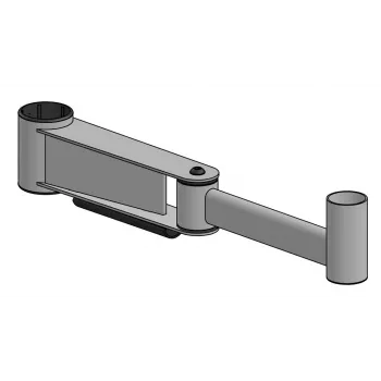 Braço articulado para monitor ergonomic solutions SP2 400mm preto — alcance ajustável de 400 mm