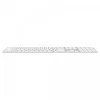 Teclado Apple Magic universal USB + Bluetooth QWERTY US English branco MXK73LB/A