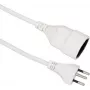 Cabo de extensão VALUE tipo J CH. M/F. branco 5,0 m - cabo - cabo de extensão