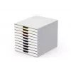 Caixa de arrumação Durable VARICOLOR Mix 10 plástico multicolor branco 763027
