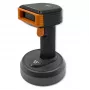 Leitor de códigos de barras sem fios QOLTEC 50878 1D/2D com base de carregamento