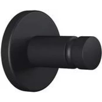 Cabide de toalha tesa MOON preto adesivo metal (40563-00000-00)