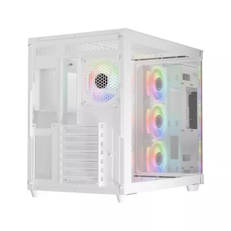 Caixa LC-Power Gaming 8001W Pro-Storm Light Midi-Tower ATX, branco (LC-8001W-ON)
