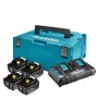 Conjunto de bateria/carregador Makita 198091-4 para ferramentas sem fio
